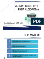 TM3 - Notasi Kalimat Deskriptif Pada Algoritma