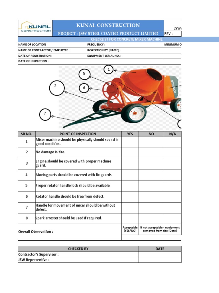 concret-mixer-machine-checklist-pdf