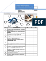 Cutter Machine Checklist KC