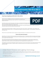 Guide To Cleanroom Classifications ISO 8 To ISO 5