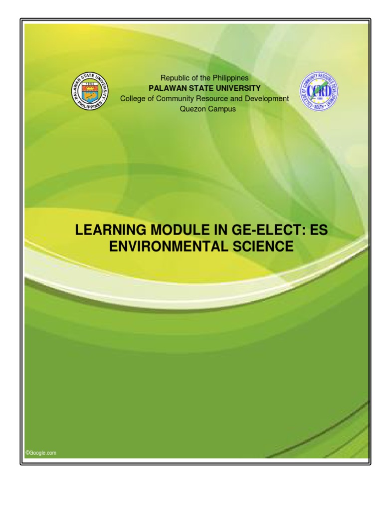 Module 2 Ge Elect Es Pdf Ecology Biological Dispersal