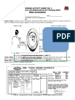 LS 3 Water Consumption