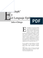 El Aleph y El Lenguaje Epifánico