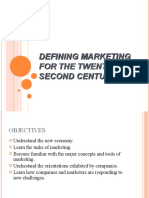 1.defining Marketing
