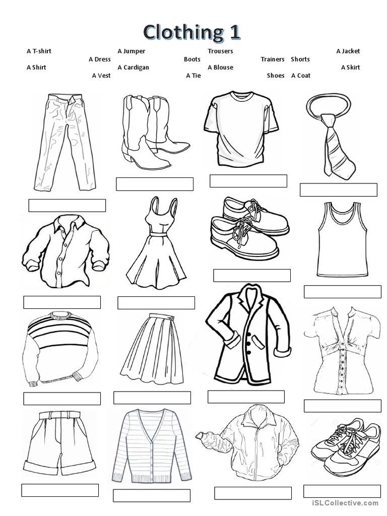 British English Clothing Label and Colour PDF