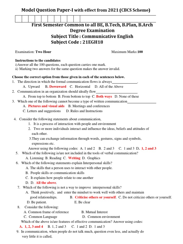 Communicative English 1 Pdf Communication Adverb