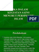 Bab 10 - Etika Dalam Kegiatan Sains Menurut Perspektif Islam