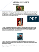 Películas para educar en igualdad