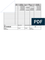 PT Sugus F: Debit Credit Keterangan WP Ref. Per Klien 12/31/2018 Pare Per Audit 31/12/2018