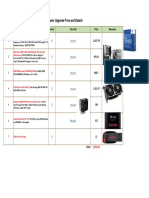 Computer Upgrade With Price