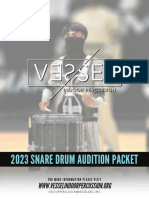 2023 Snare Drum Audition Packet - Vessel Indoor Percussion - v2