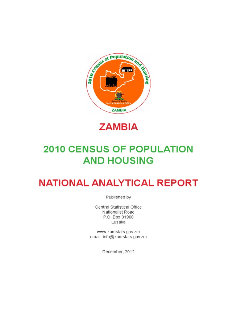 2010 Census of Population National Analytical Report | PDF | Census ...