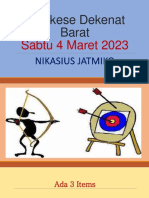 Katakese Dekenat Barat (Maret 2023)