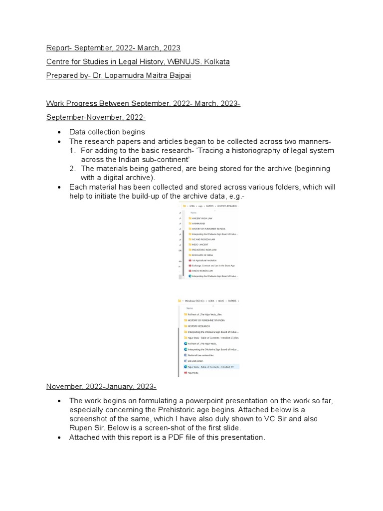 6-Monthly Report, March, 2023 | PDF | Vedas