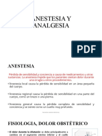 Anestesia y Analgesia