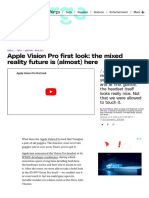 Apple Vision Pro First Look: The Mixed Reality Future Is (Almost) Here - The Verge