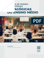 Pedagógicas Do Ensino Médio: Prática de Ensino Das Matérias