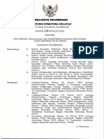 Keputusan Walikota Palembang No 219-KPTS-DISBUD-2022 Tentang Tim Terpadu Penjagaan Dan Penertiban Kawasan Pelataran Plaza BKB