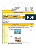 Actividad de Aprendizaje N21 - Miércoles 25