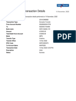 Transfer Funds Transaction Details