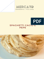 Riceta Spaghetti Cacio e Pepe