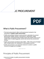 Unit 11 - Public Procurement