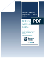 OL - BSBPMG514A - Delivery and Assessment Guide V1
