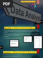 Data Analyst Interview Questions