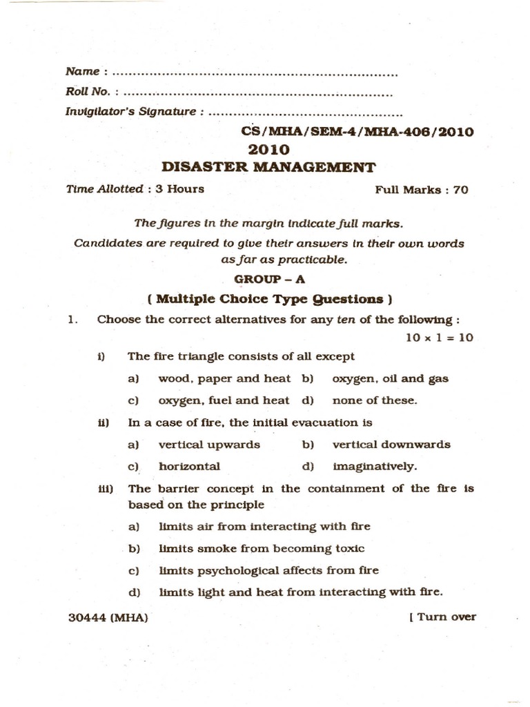 Disaster Management Pdf