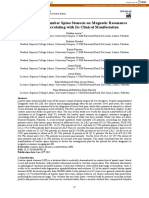 Evaluation of Lumber Spine Stenosis On M