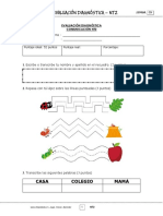 Evaluación Diagnostica Lenguaje NT2 - Semana 03