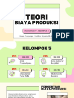 Teori Biaya Produksi