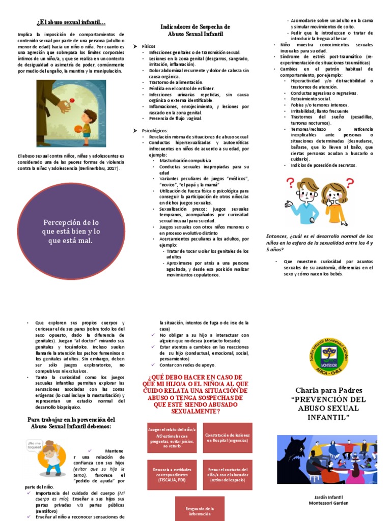 Prevención del Abuso Sexual Infantil | PDF | Abuso Sexual Infantil ...