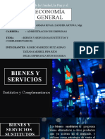 Bienes y Servicios Sustitutos y Complementarios