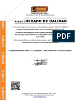 PDF Certificado de Calidad Jormen Compress