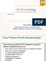 Lec 06 - CVP Analysis