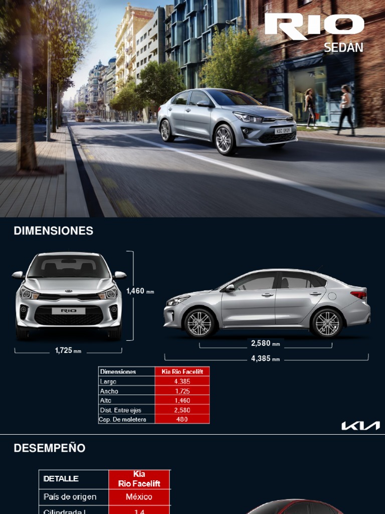 Ficha Técnica Kia Rio 2023 | PDF | Airbag | Fabricantes de vehículos de ...