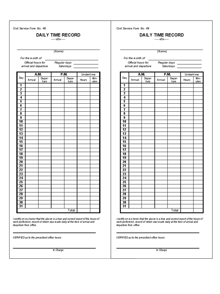Civil Service Form No. 48 Instructions | PDF | Law Clerk | Public Sphere