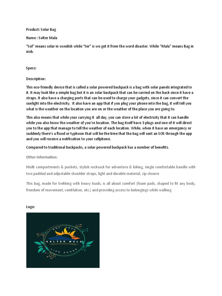 Product Presentation PDF