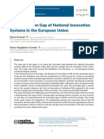 The Innovation Gap of National Innovation Systems