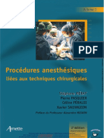 +++ Procédures Anesthésiques Liées Aux Techniques Chirurgica