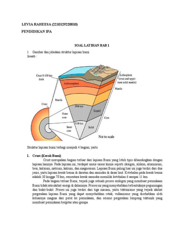 Struktur dan Suhu Lapisan Bumi | PDF | Sains & Matematika