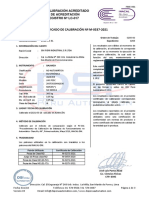 Certificado de Calibración #M-0537-2021