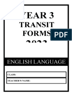 Year 3 Transit Forms 2