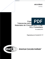 ACI 117M-10 Especificion y Tolerancias Del Concreto de Construccion y Materiales.en.Español