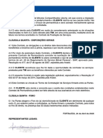 Contrato de Permanência - INDUSTRIA E COMERCIO DE PRODUTOS DA AMAZONIA LTDA ME