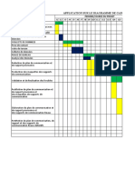 Excel Desire - Exercice Diagramme de Gantt