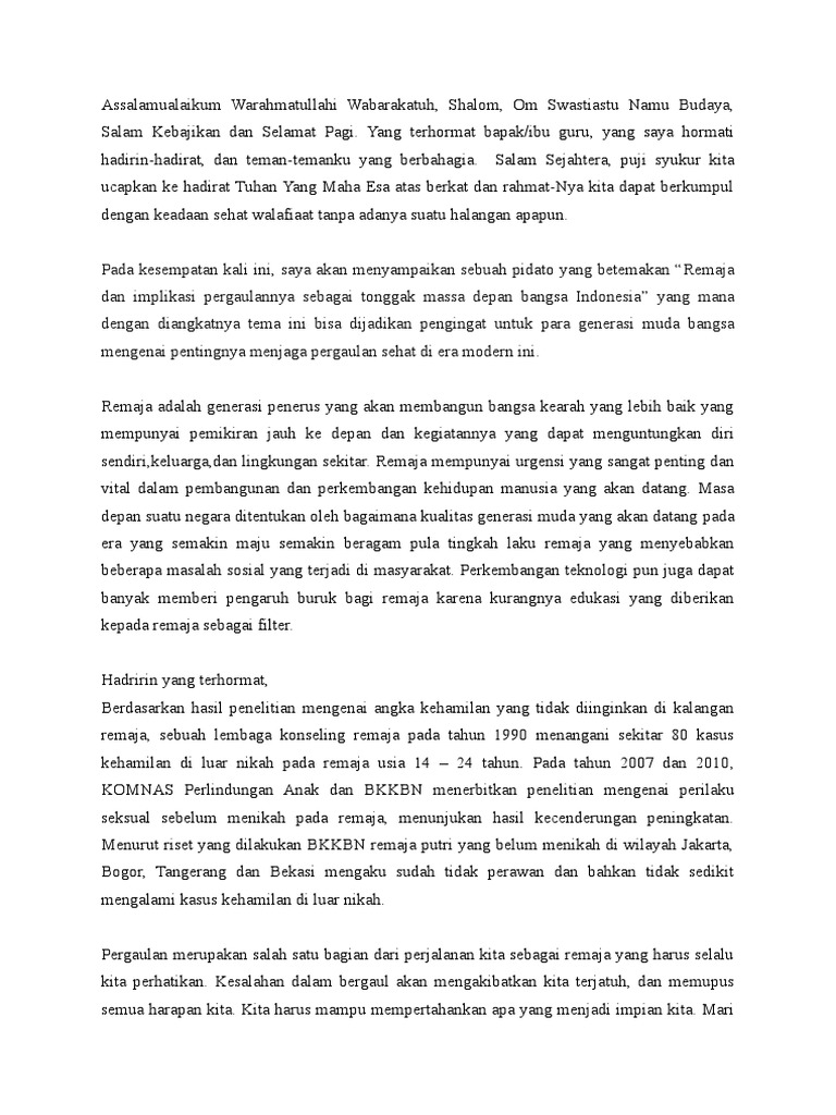 Pidato Kebudayaan PDF