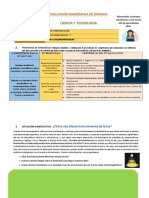 EVALUACION DIAGNOSTICA C y T 5°