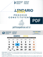 Calendario Constitucional 2023